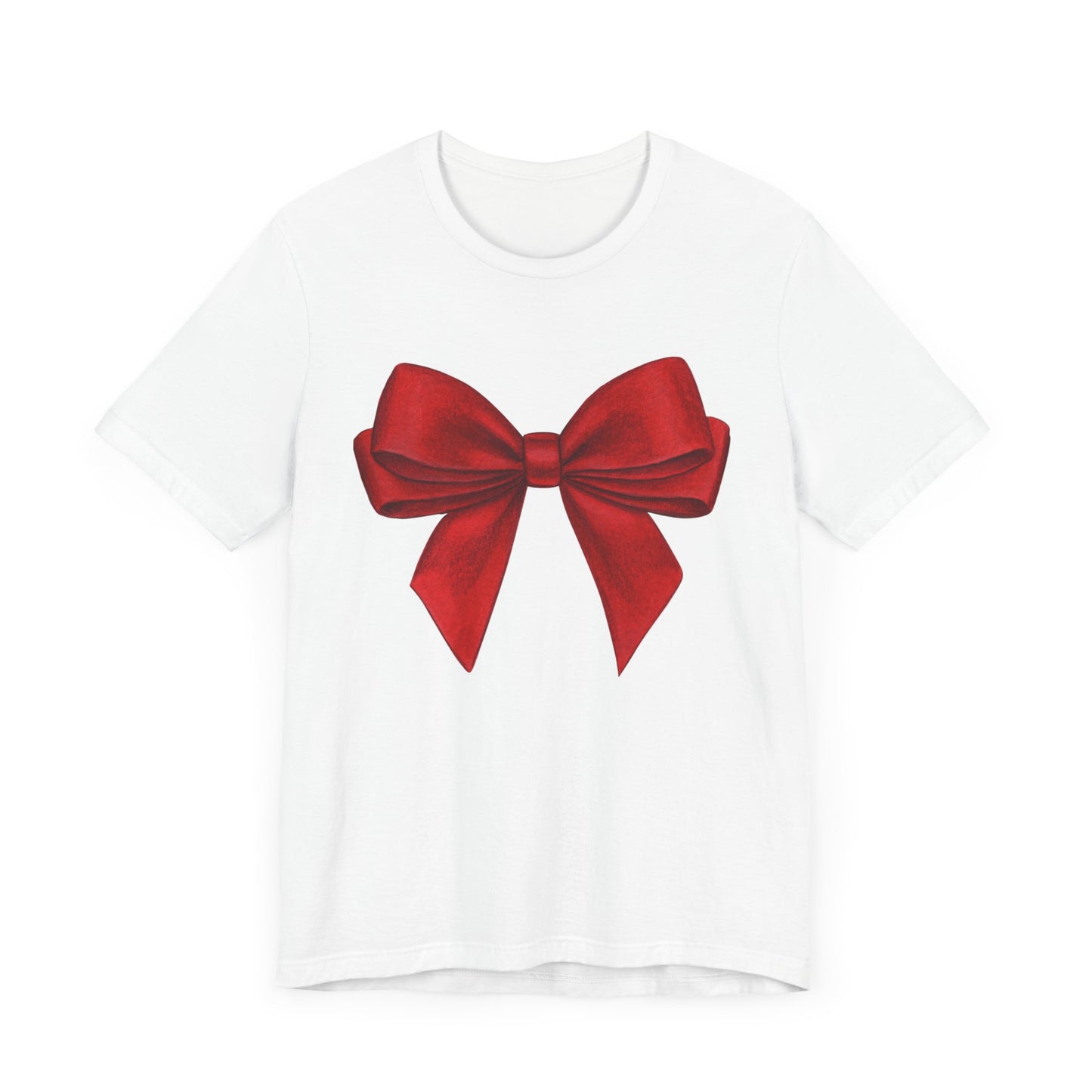 Festive Red Bow Unisex Tee