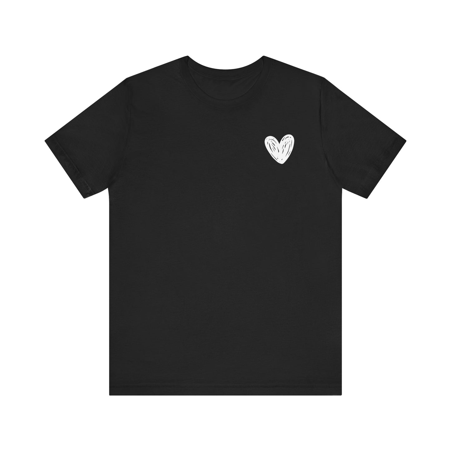 Inspirational Heart Tee - 'You Are Enough' Unisex Short Sleeve Shirt