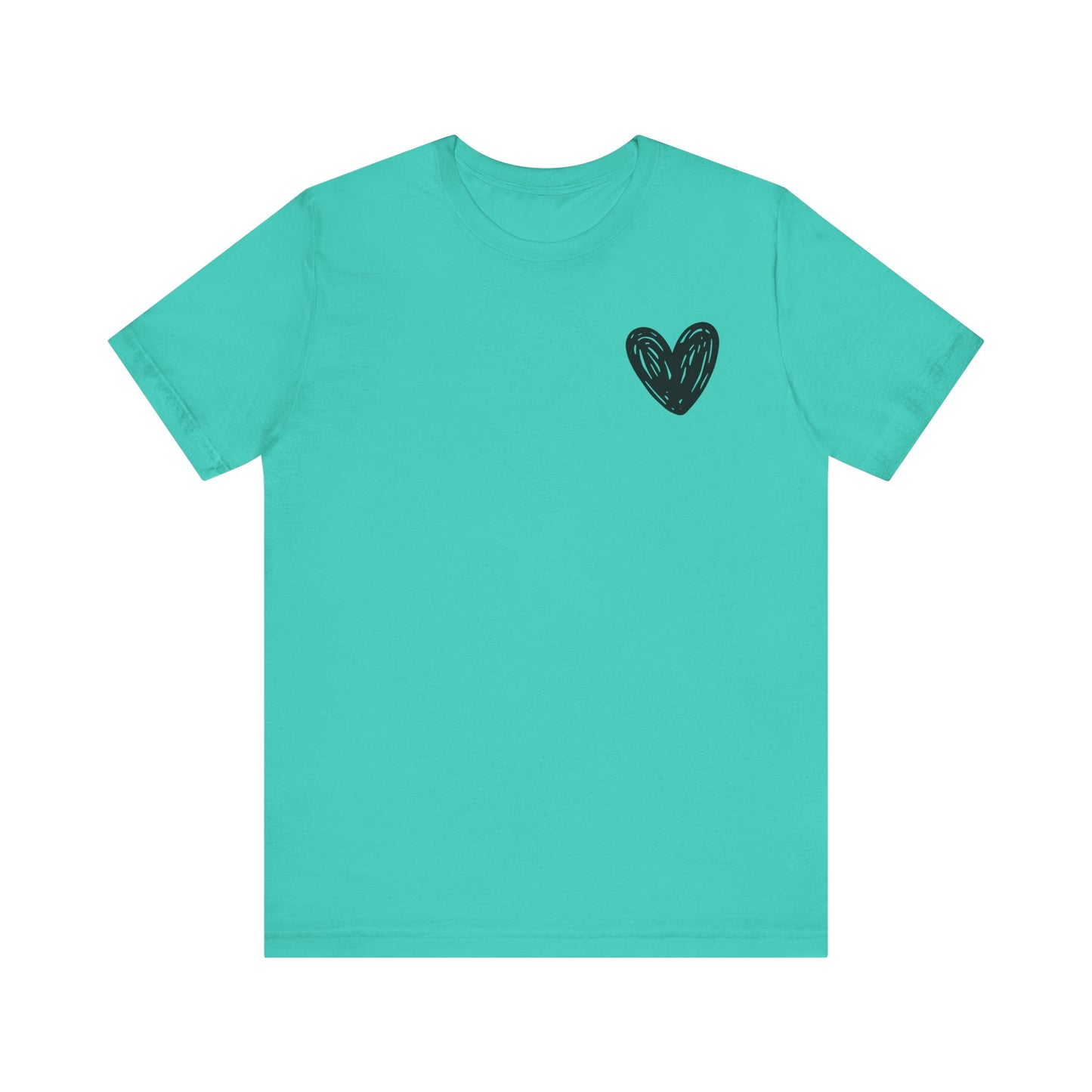 Inspirational Heart Tee - 'You Are Enough' Unisex Short Sleeve Shirt