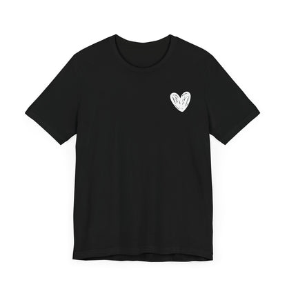 Inspirational Heart Tee - 'You Are Enough' Unisex Short Sleeve Shirt