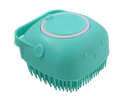 Pet shampoo brush