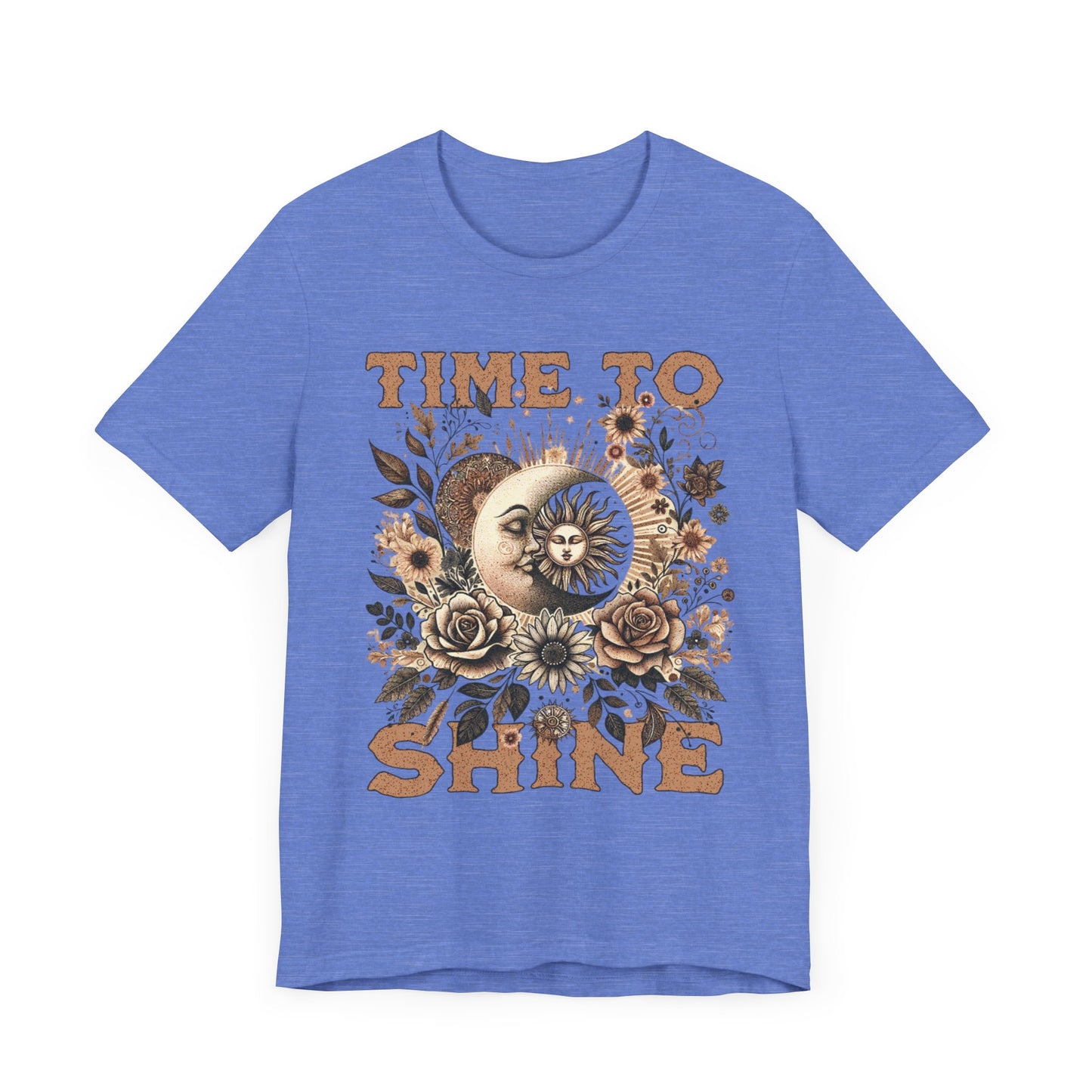 Sunshine Vibe Unisex Jersey Tee - 'Time To Shine' Graphic Shirt