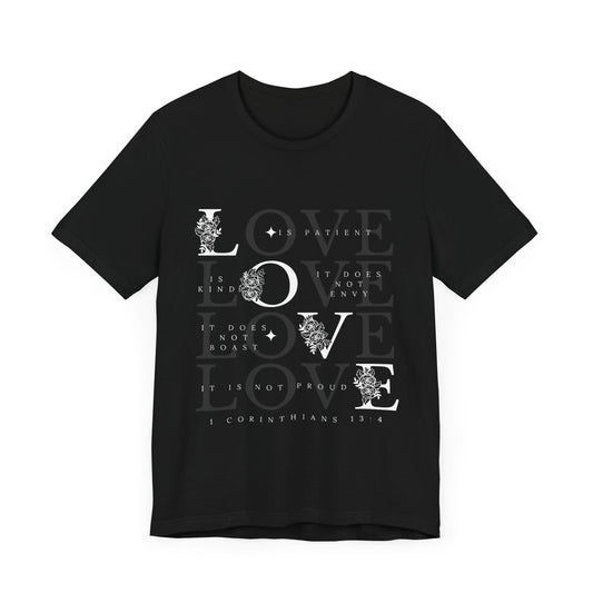 Inspirational Love Quote Unisex Jersey Tee