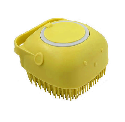 Pet shampoo brush