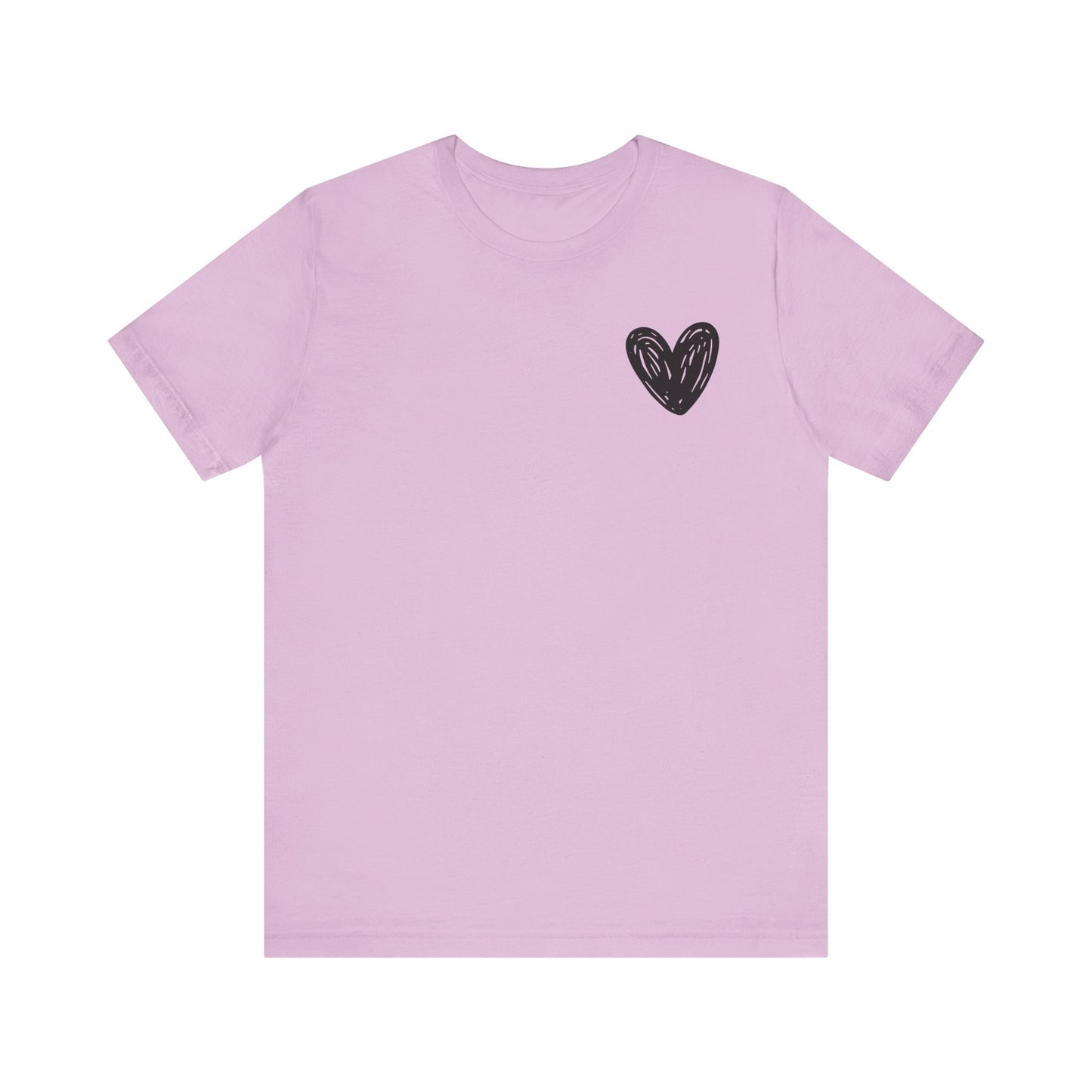 Inspirational Heart Tee - 'You Are Enough' Unisex Short Sleeve Shirt