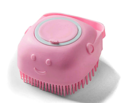 Pet shampoo brush